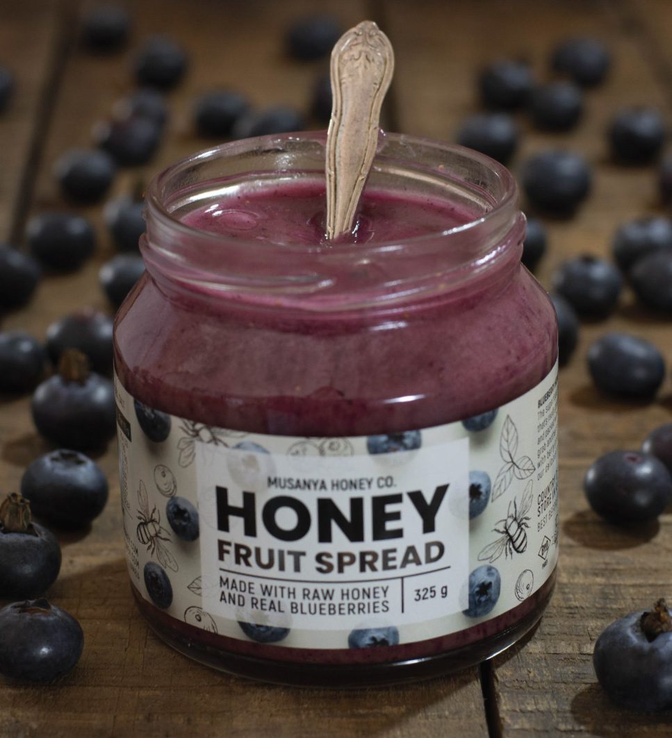 Honey Fruit Spread packaging design