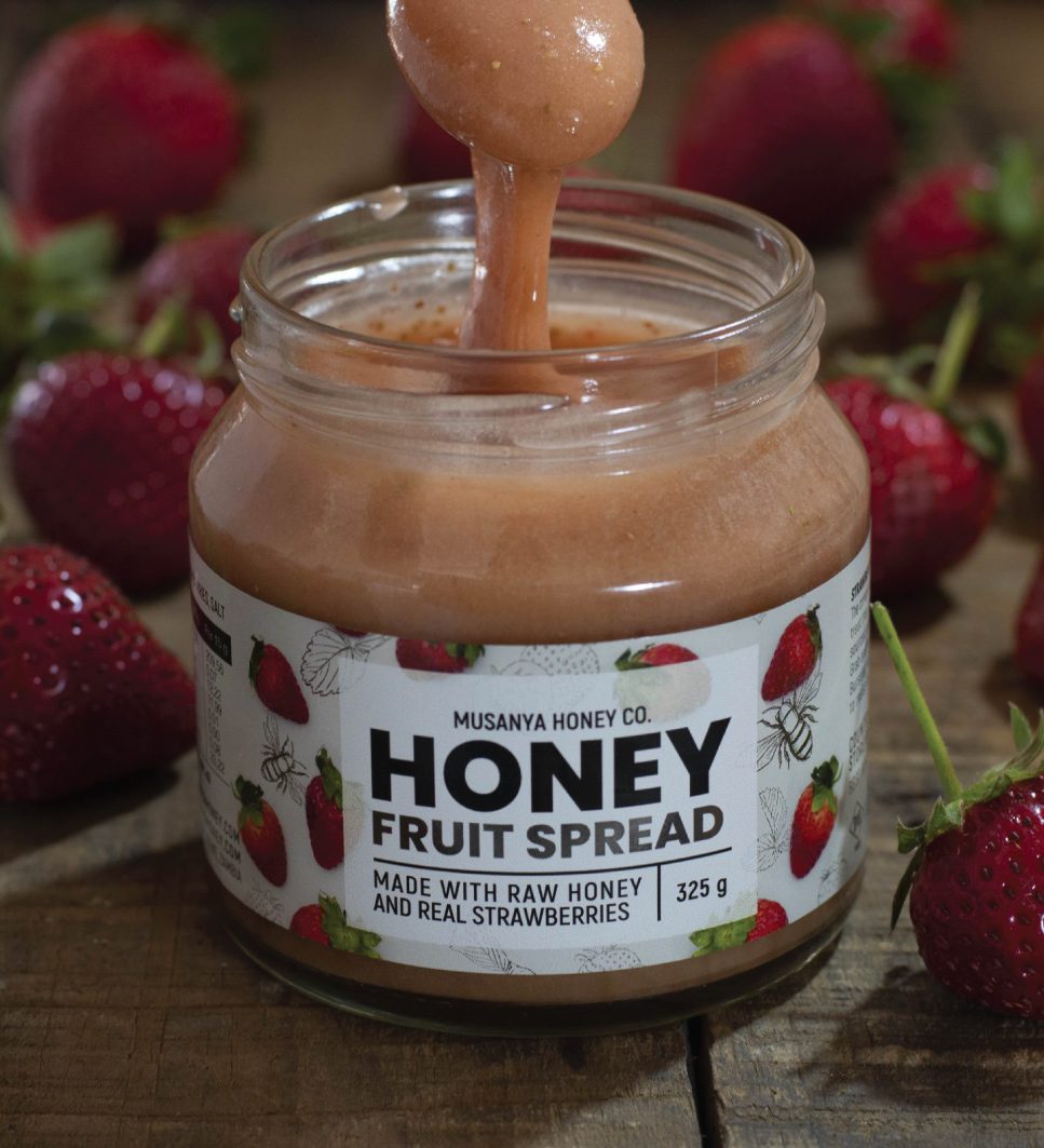 Honey Fruit Spread packaging design